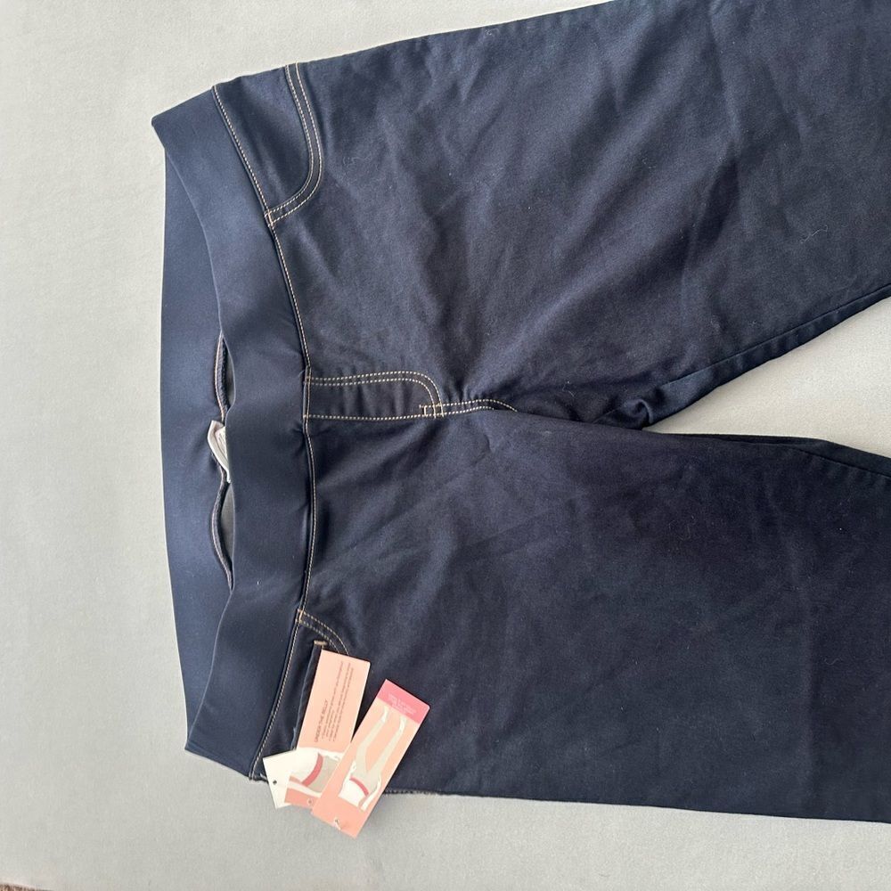 5 for $45 NWT Liz Lange Maternity Jeans Pants Women Size XXL 18 Blue - Picture 3 of 5